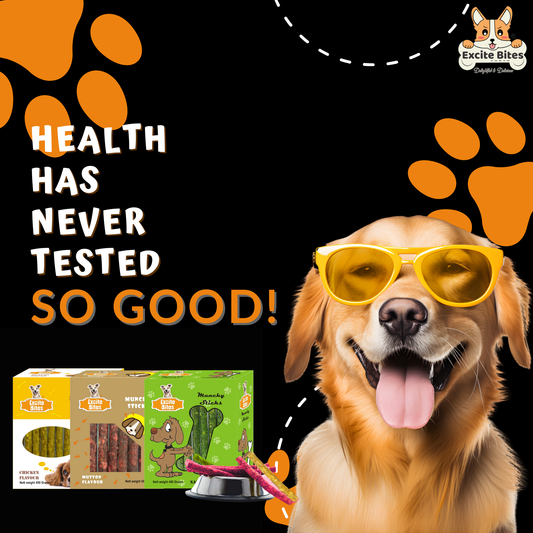 Excite Bites Combo Offer - Chicken Munchy Sticks & Mutton Munchy Sticks & Natural Munchy Sticks - Dog Chew Sticks, 450 g (Pack of 3)